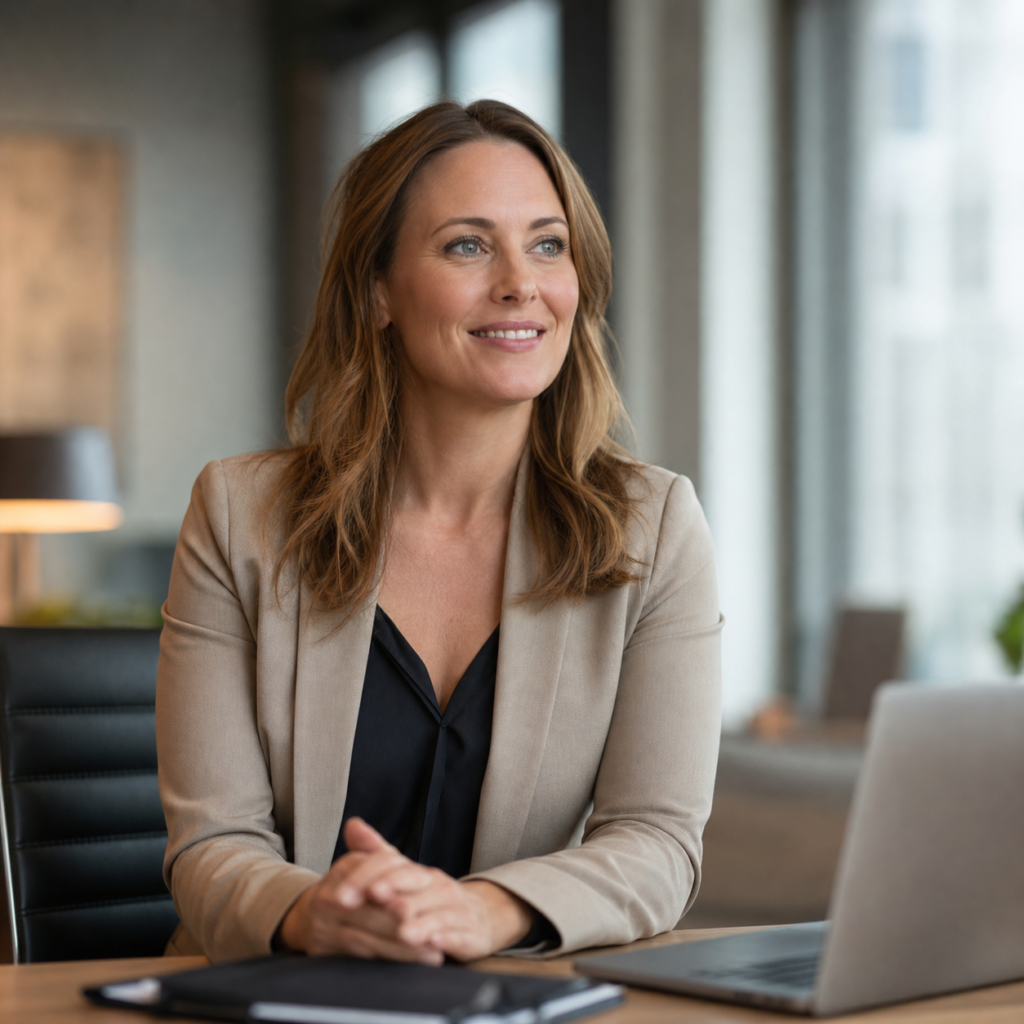 a satisfied data science executive